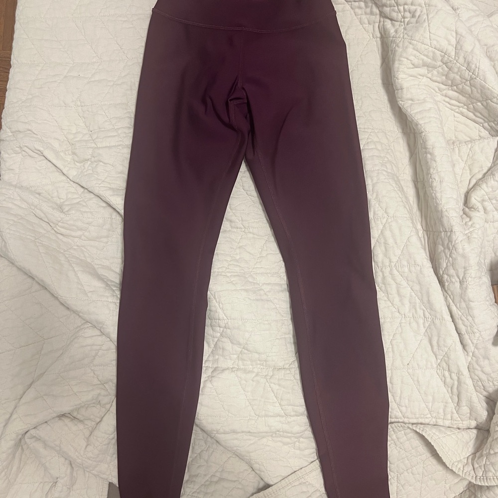 Alo Maroon Yoga Leggings